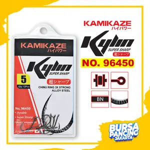 KAMIKAZE KAIL PANCING GALATAMA KYLIN 96450 Size Ukuran No 1 s/d 12 Alloy Steel