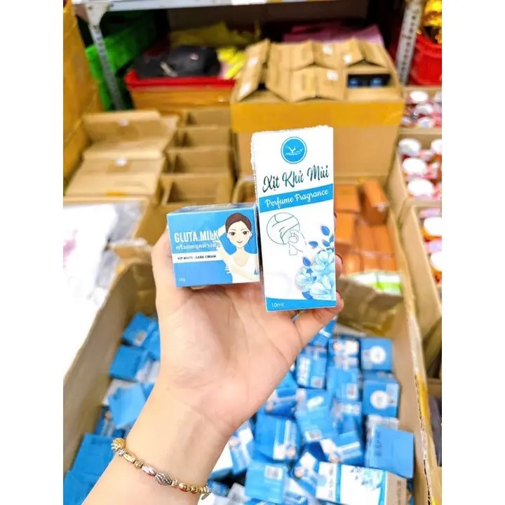 (Mua 1 Tặng 1) Kem dưỡng sáng body Gluta Milk 15G - Tặng kèm 1 xịt khử mùi 10ml 5