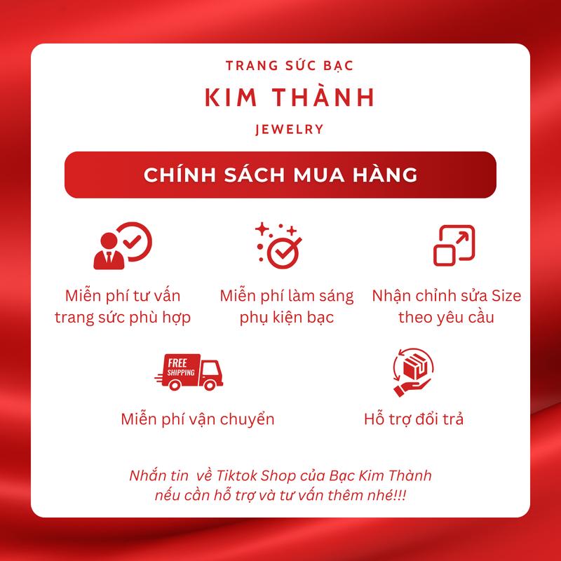 Combo Dây Chuyền Mì Tròn Mặt Chữ H [Tặng Bông Tai 3li Khi mua combo cả dây + mặt] Bạc S925 trắng sáng hoặc Xi kim miễn phí trang sức nữ Vòng Cổ Kim Thành Jewelry - TTP 6