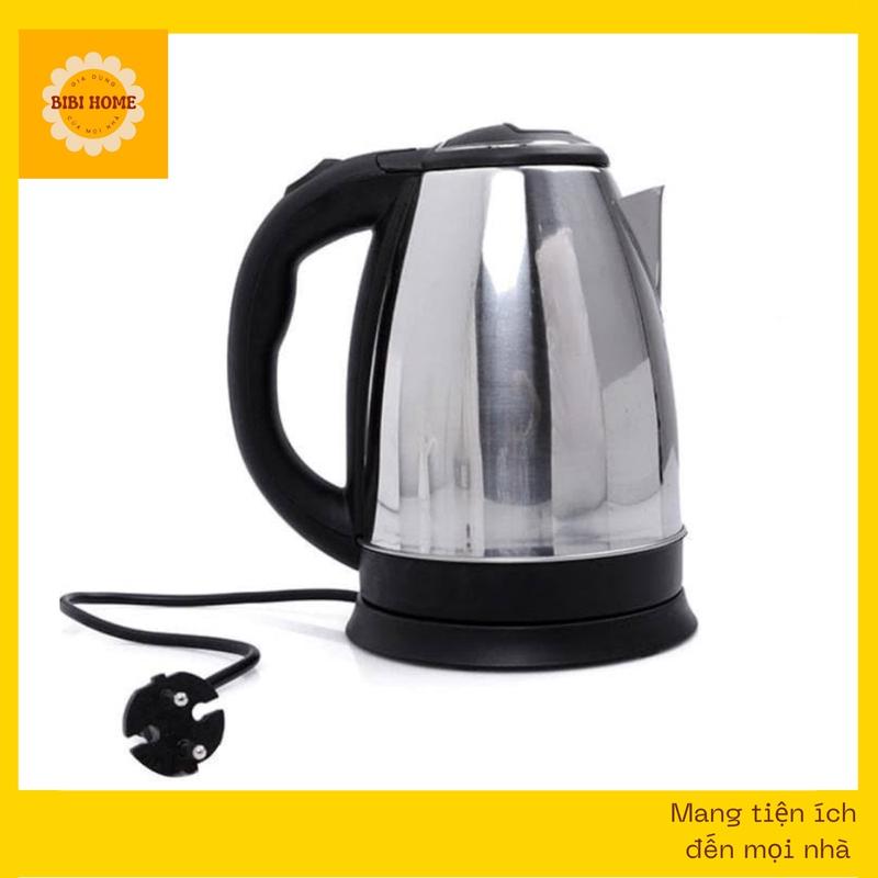 Ấm đun nước siêu tốc 1.8L inox bình siêu tốc inox điện đun nước nóng cắm nước sôi siêu nhanh chóng Bình Đun Nước Ấm Siêu Tốc Đun siêu tốc