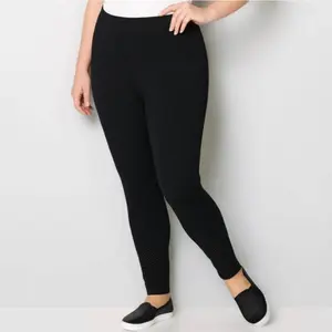Legging Panjang Polos 901 Leggings High Waist Celana Panjang Hitam Pinggang Karet