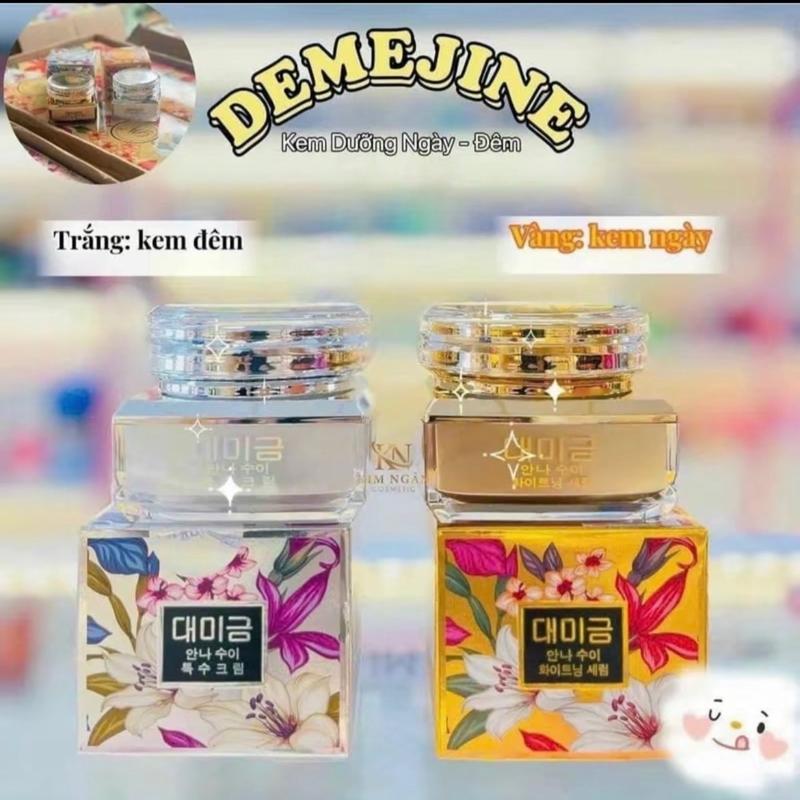 Cặp kem face Demjine hàn quốc 20g  demejine