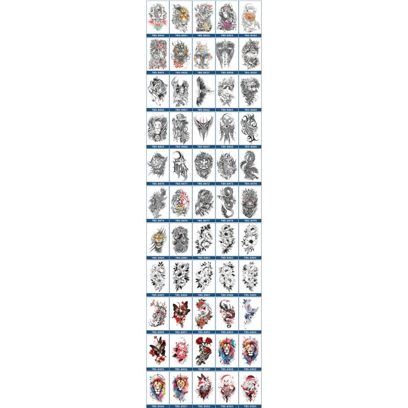 Product Introduction of Colorful Tattoo Stickers, Small Arm Waterproof Tattoo Stickers, Symbols, Totem Tattoo Stickers, Temporary Tattoos, 27