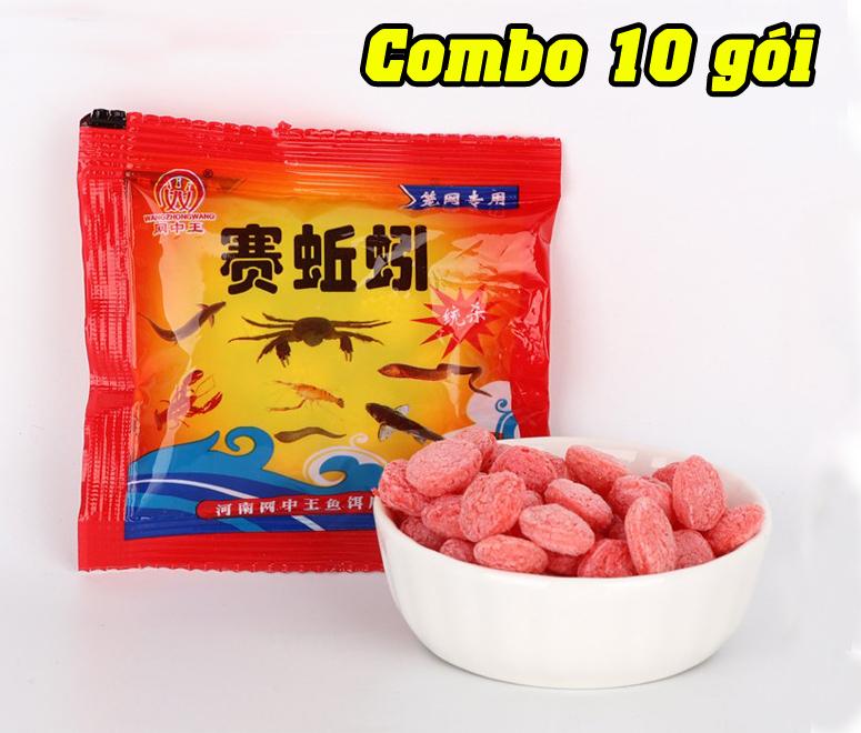 10 Gói Mồi Bẫy Lươn - Mồi thả lưới bát quái, dụ tôm cua, cá A Cường Bắt Cá