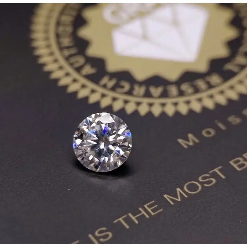 VD01 Kim cương nhân tạo Moissanite nước D/FL size từ 4li đến 16li , đủ giấy thẻ kiểm định