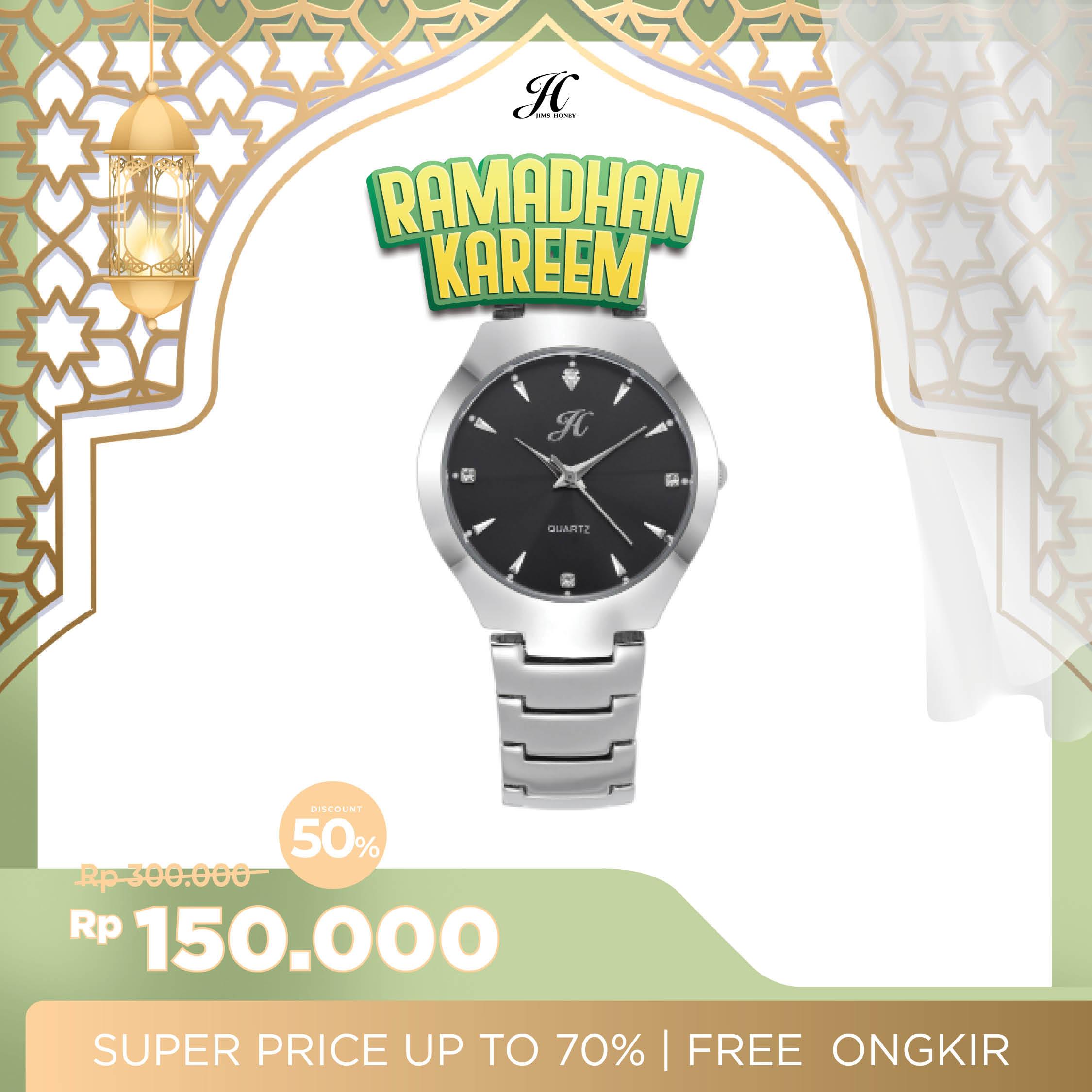 JIMS HONEY JAM TANGAN COUPLE JT 8411 (FREE BOX + BATERAI)