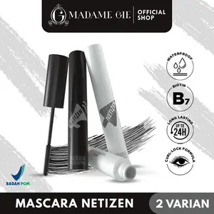 【ISI 2 PCS】Madame Gie Mascara Netizen - Make Up Maskara Waterproof