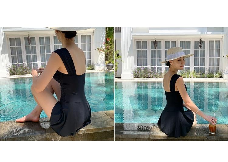 Product Introduction of Korean Style One Piece Swimwear Women Swimdress Push Up Swimsuit High Quality Bathing Suit sexy Monokini Beachwear 10