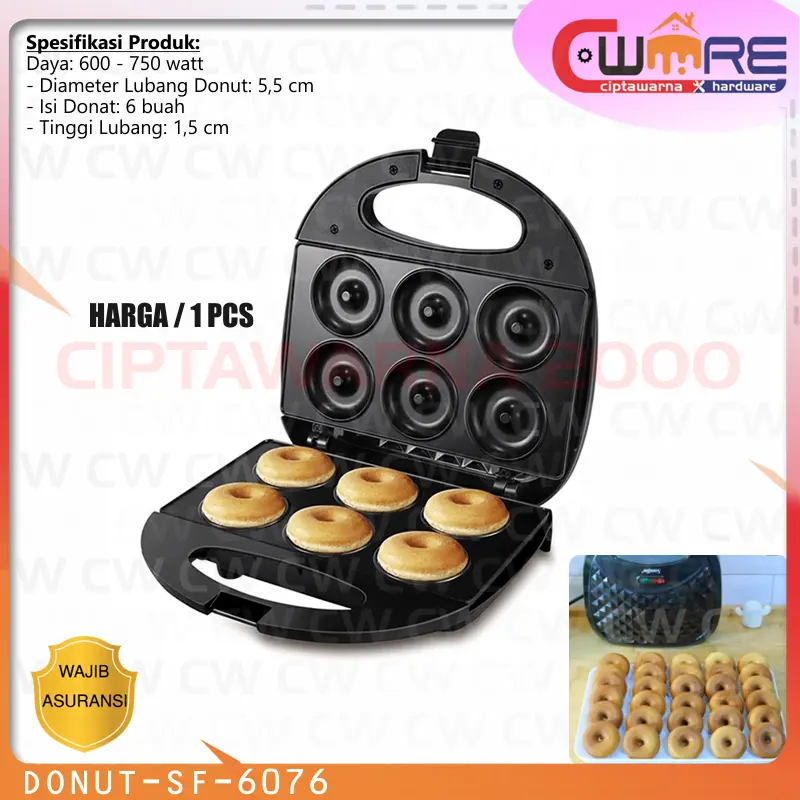 Donuts Donut Maker Penggoreng Pembuat Donat Cetakan Doughnut - CwNs
