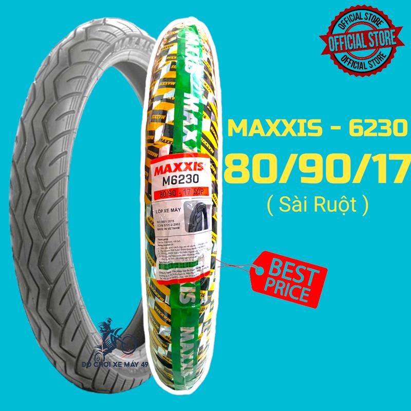 Vỏ Lốp Xe Máy Maxxis 6230 - 80 90 17 Cho Sirius Jupiter Exciter 2010