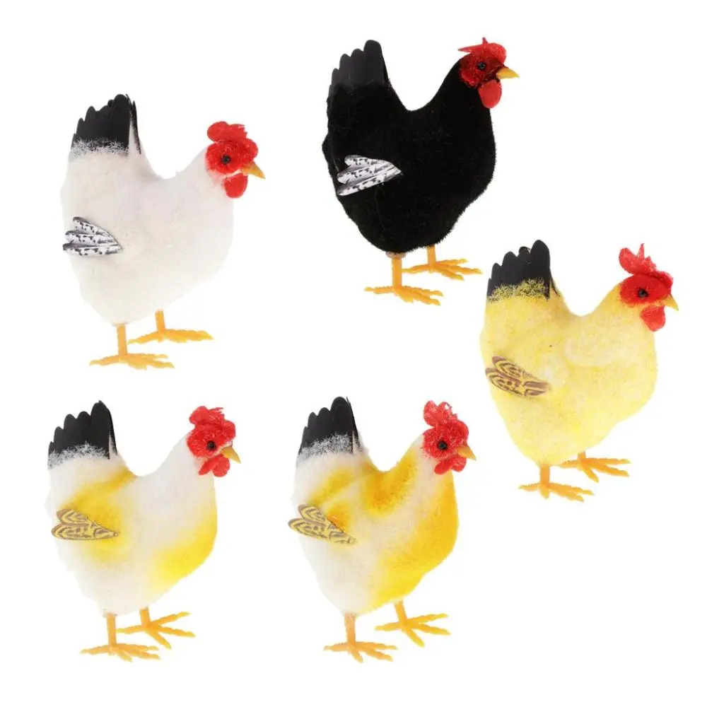 Chicken Hen Family Animal Model Figurine toy for kids Gift - TikTok ...