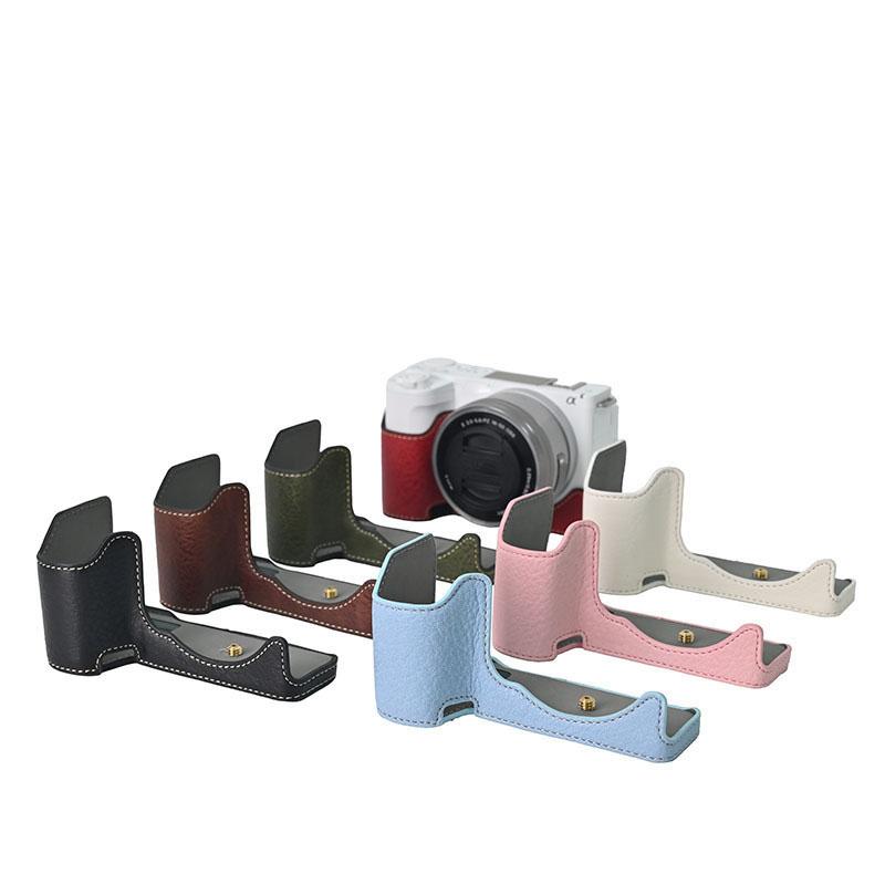 Product Introduction of PU Leather Camera Case For Sony ZVE10 II Half Body Cover With strap For Sony ZVE10 II ZVE10 Mark ii ZV-E10 II 15