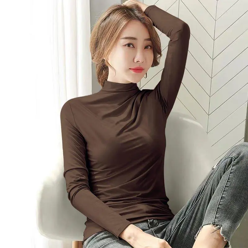 COMBO áo giữ nhiệt NỮ cổ 3p, áo dài tay lót nỉ siêu ấm, co dãn 4 chiều