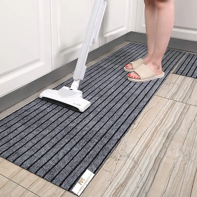 Thảm lót sàn nhà bếp, phòng khách , cửa ra vào chống trượt, thấm hút nước tốt, dễ dàng giặt sạch đế cao su chống trơn trượt không viền các size 40*60cm, 60*80cm, 40*120cm và 80*120 cm 5
