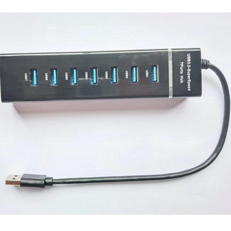 Product Introduction of usb3.0 laptop desktop expand UU one drag seven drag four hub concentrator 1.2 meters line length 8