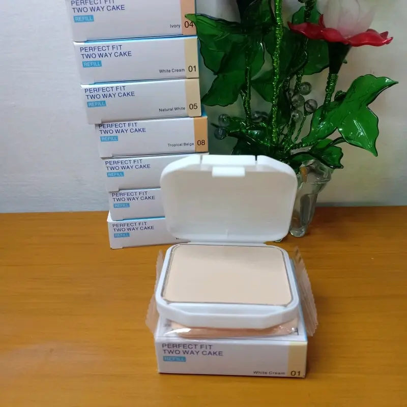 (12Pcs) Bedak Refill Pixy Two Way Cake Perfect Fit Powder 1