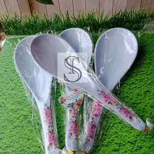 ( 100 Pics ) Souvenir Centong Nasi Melamin Kemasan Plastik Free Kartu Ucapan Terima Kasih