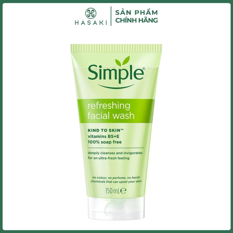Sữa Rửa Mặt Simple Giúp Da Sạch Thoáng 150ml | HASAKI BEAUTY