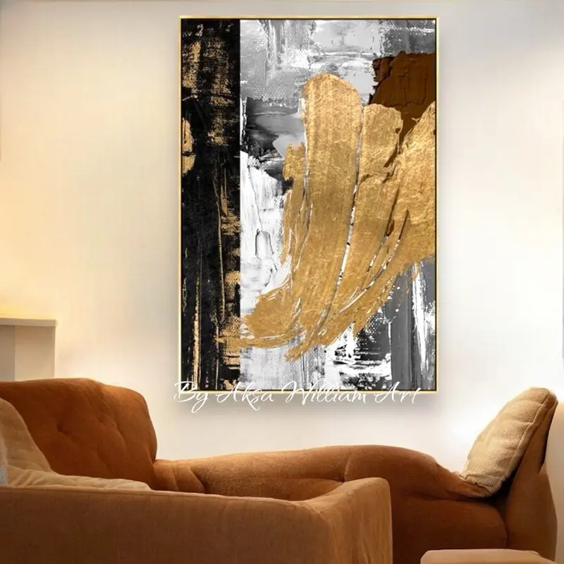 lukisan abstrak aesthetic modern art