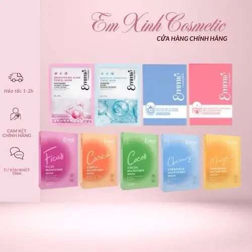 Mặt nạ emmie by happy skin phôi dừa lẻ 1 miếng