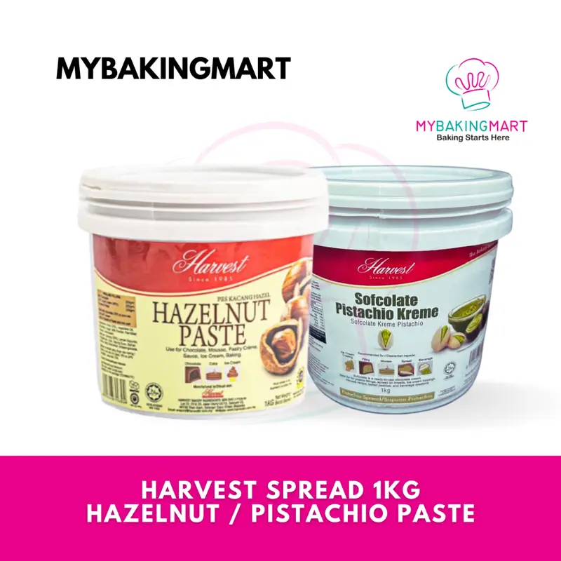 Mybakingmart | HARVEST Hazelnut / Pistachio Spread Paste 1KG - TikTok ...