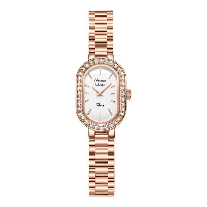 Gambar JAM TANGAN WANITA ALEXANDRE CHRISTIE AC 2B96 LHBRGSL (ALEXANDRE CHRISTIE) Silver Dial Rose Gold Stainless Steel Strap dari Watch Factory Kota Administrasi Jakarta Utara Tokopedia