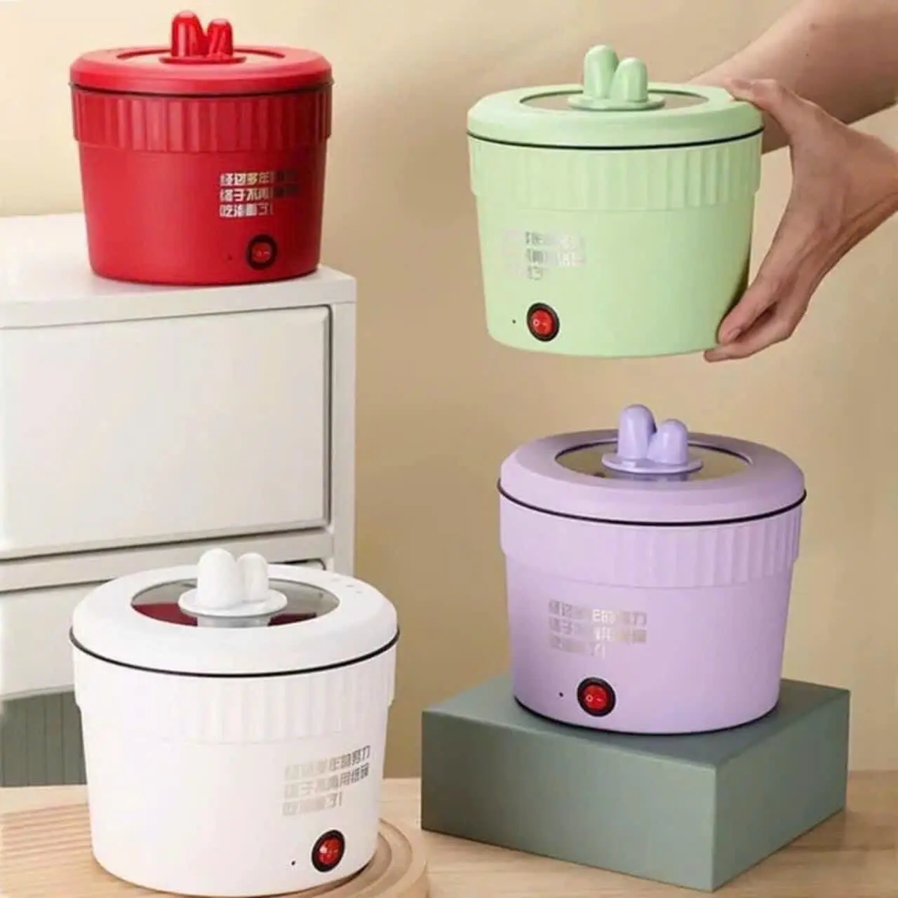 Ca lẩu điện mini dung tích 1.8l Nấu Ăn