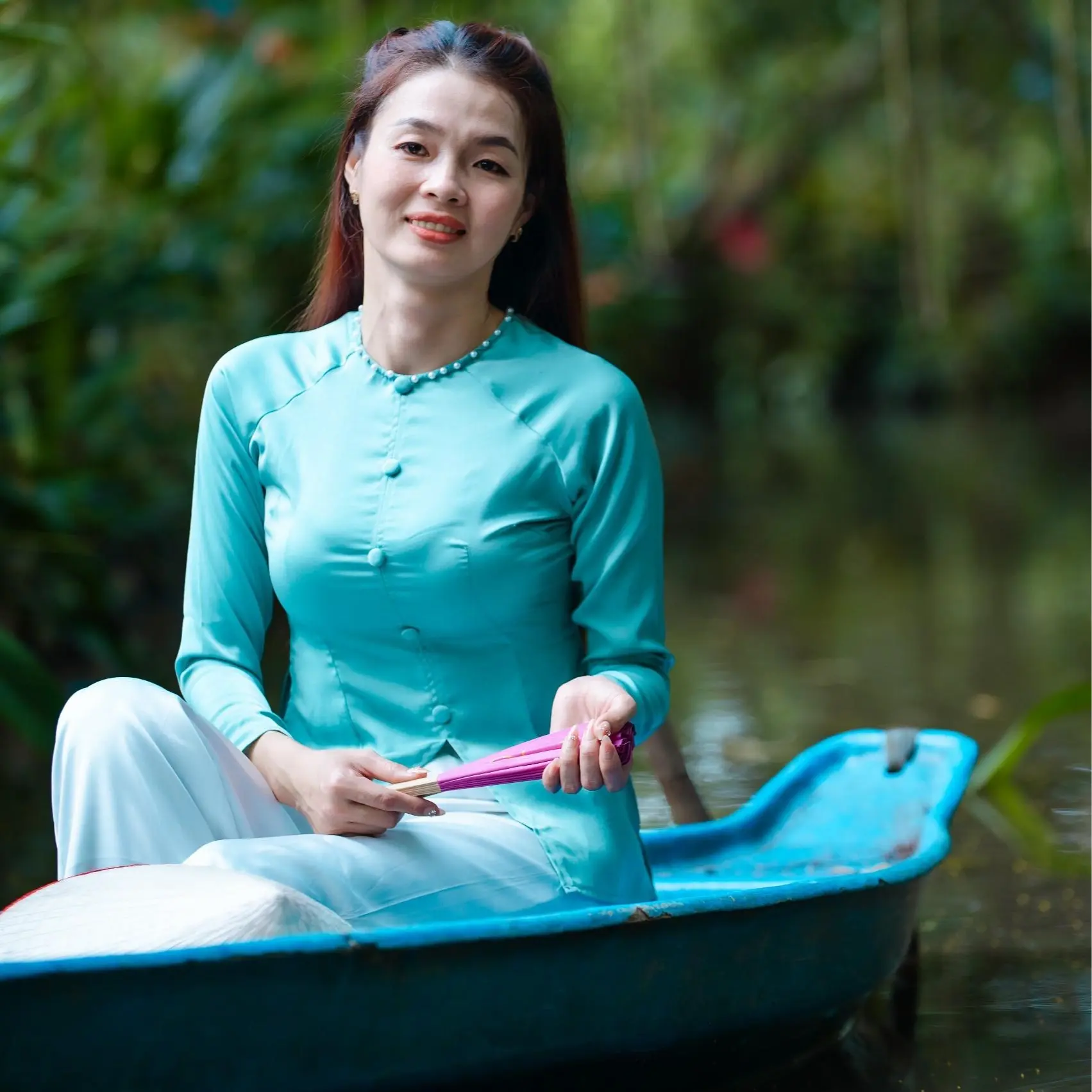 SÉT QUẦN LẺ,ÁO LẺ,BÀ BA NÚT NGỌC,QUẦN BẢN LƯNG PHÍA SAU, KẾT HỢP TÚI TRONG, PHONG CÁCH LỊCH LÃM SANG TRỌNG, TẶNG KÈM 1 CỘT TÓC XINH xl đồng nâu Nữ Kem