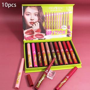 Matte Lipstick Set, Matte Lip Balm Gift Box, Easy Coloring Lip Sticks, Suitable for All Occasions Lip Makeup, Girls and Women Summer Makeup Accessories