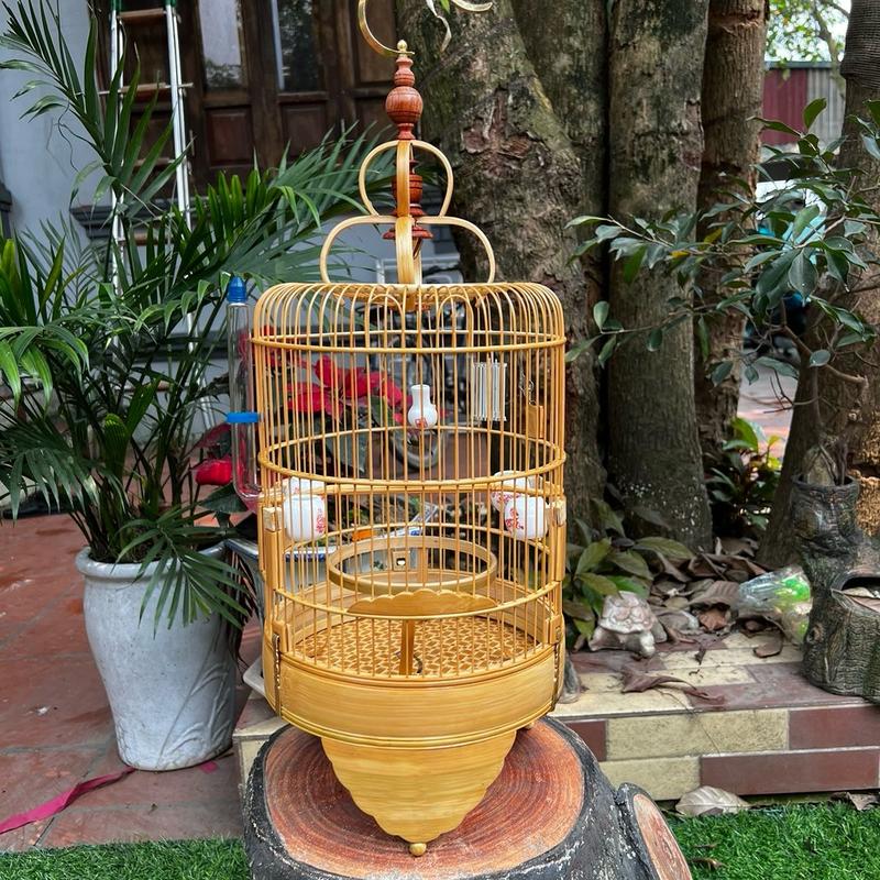  LỒNG KHUYÊN HÚT MẬT NAN MAU HÀNG TRÚC CẬT GIÀ  tặng dầu ủ  phun phụ kiện long chim 