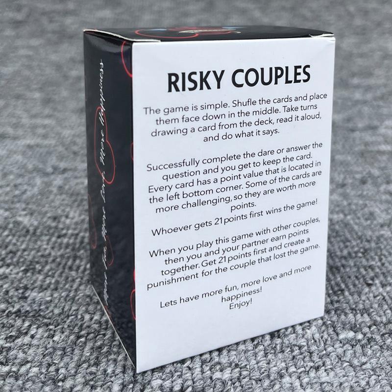 Product Introduction of Hot Selling Couple Conversation Game Card Risky Couples Risky Couple Card Toys 1