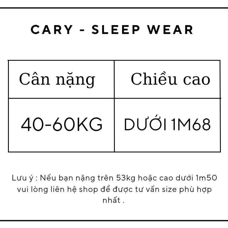 Product Introduction of Bộ đồ ngủ, set pijama mặc ở nhà nữ bộ pijama kẻ caro áo dài quần dài chất đũi gân dáng babydoll tiểu thư cute CARY Women 0