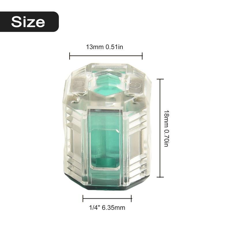 Bộ Vòng Từ Tính Mũi Tuốc Nơ Vít, 4 Cái, Dụng Cụ, 18x13x6.35mm, Dụng Cụ Từ Tính Dễ Sử Dụng, Ngăn Chặn Ốc Vít Rơi Ra Ngoài 1