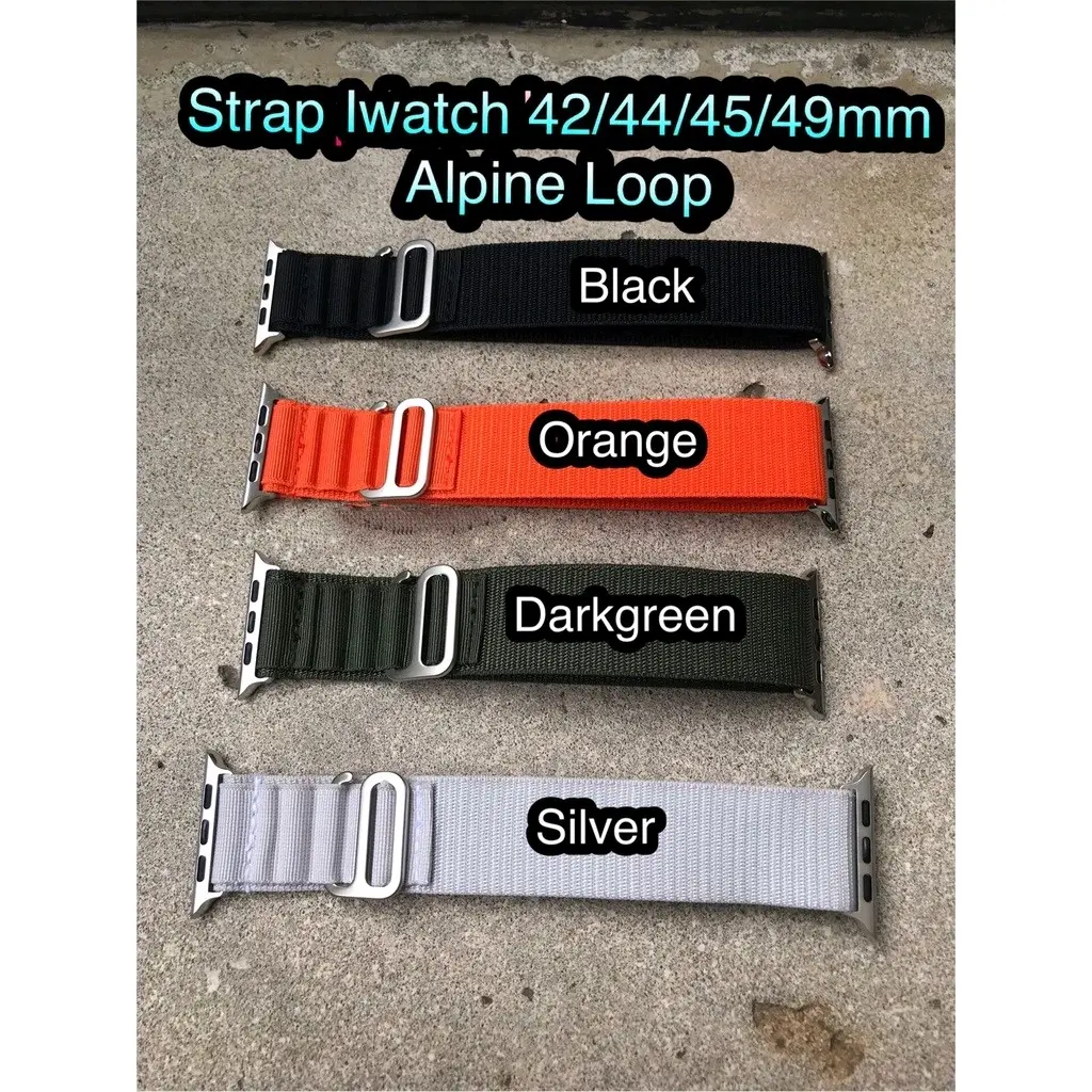 Strap AP Watch Alpine Loop 42mm/44mm/45mm/49mm Ultra Iwatch Band Seri Ultra accessories jam smartwatch