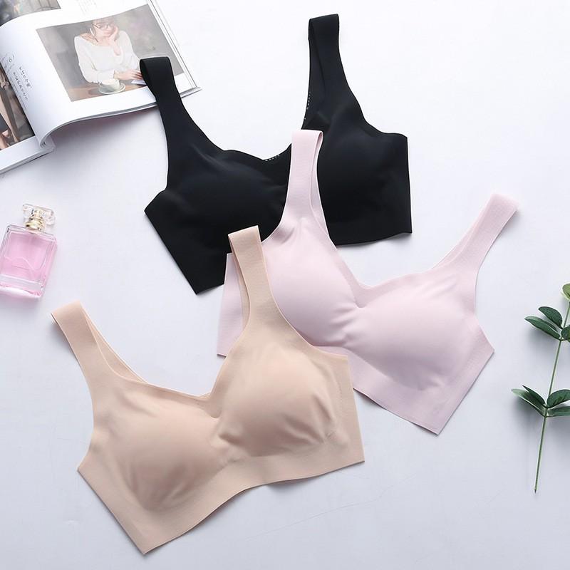 PW078 (Bahan Tipis) COD Bra Wanita Fashion Seamless Sport Bra Olahraga ...