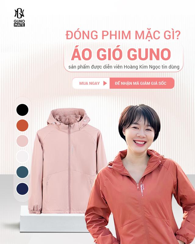 24DANU01/NA02-Áo khoác gió GUNO NỮ NAM 2 lớp lót nỉ có mũ chống nước chống tia UV thu đông (phiên bản NÂNG CẤP) SP5 Jacket Menswear Top