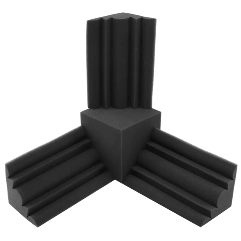 【Hải ngoại】Xốp Cách Âm Vuông 15X15X15Cm, 4 Cái / bộ, 1 Cái, Xốp Cách Âm + 3 Cái, 12X12X24Cm, Bẫy Âm Trầm, Xốp Tường Chống Cháy 1
