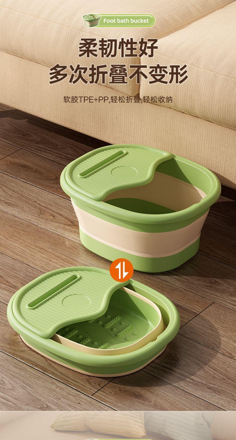 Product Introduction of Thùng Ngâm Chân Có Thể Gập Lại, Chậu Rửa Chân Gia Dụng, Trên Bắp Chân, Cầm Tay, Thích Hợp Cho Nóng Lạnh Tử Cung, Bason Bồn Tắm Chân, Thích Hợp Cho Sinh Viên Ký Túc Xá 6