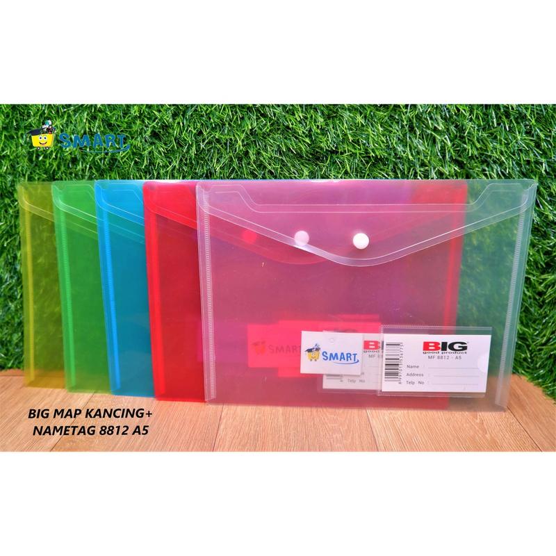 BIG MAP KANCING = NAMETAG 8812 - A5 TRANSPARANT - Shop | Tokopedia