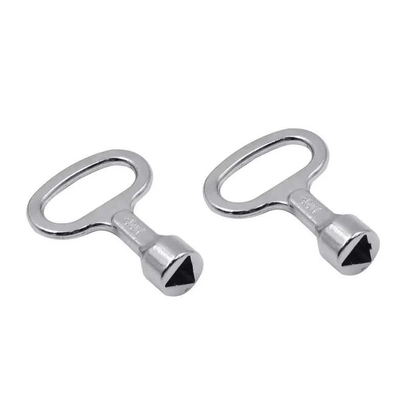 Multifunction Spanner Panel Lock Key Shape Socket Spanner Electric Cabinet Universal Triangle Key Subway Train Lift Door Locks
