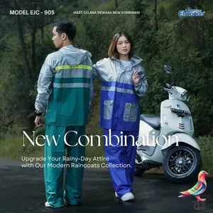 JAS HUJAN JAKET CELANA elmondo jaket celana new kombinasi 905