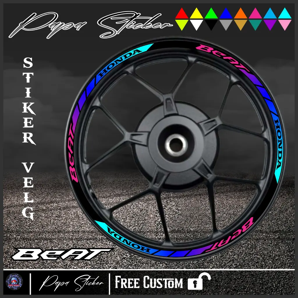 COD CUTTING stiker velg beat semua type beat CODE 02