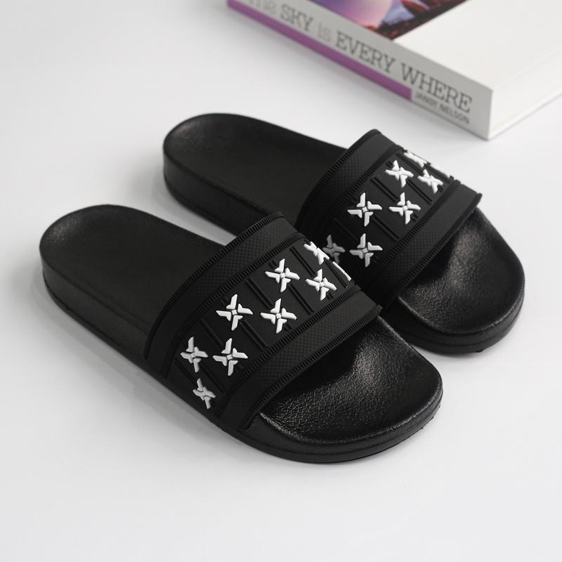  Dép nam nữ quai cao su LOGO XT YOFEET  BM 33  DéP Slipper Đế Bằng Quai Ngang Dép Lê 