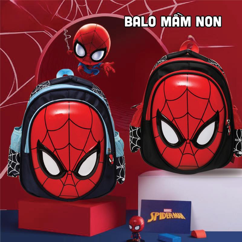 Balo cho bé trai đi học mẫu giáo mầm non 1989KIDS hình siêu nhân,chống thấm nước,siêu nhẹ,kícḣ thước 30cm*13cm*26cm Túi