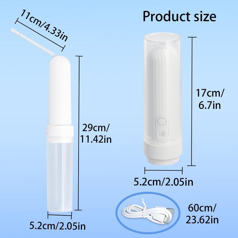 Product Introduction of Portable Handheld Bidet Sprayer, 1 Count Rechargeable Electric Bidet Attachment with 3 Pressure Settings, Adjustable Nozzle Bidet Sprayer for Home Use & Postpartum Care 1