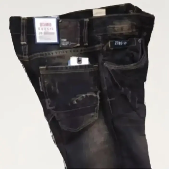 Promo Celana Jeans Pria BOMBOOGIE pria standar terlaris -Celana Panjang Pria Terbaru-BOMBOOGIE Jeans premium distro Size 27-34 Terbaru Dan Terlaris Nyaman Denim Hitam Keren Basic 1
