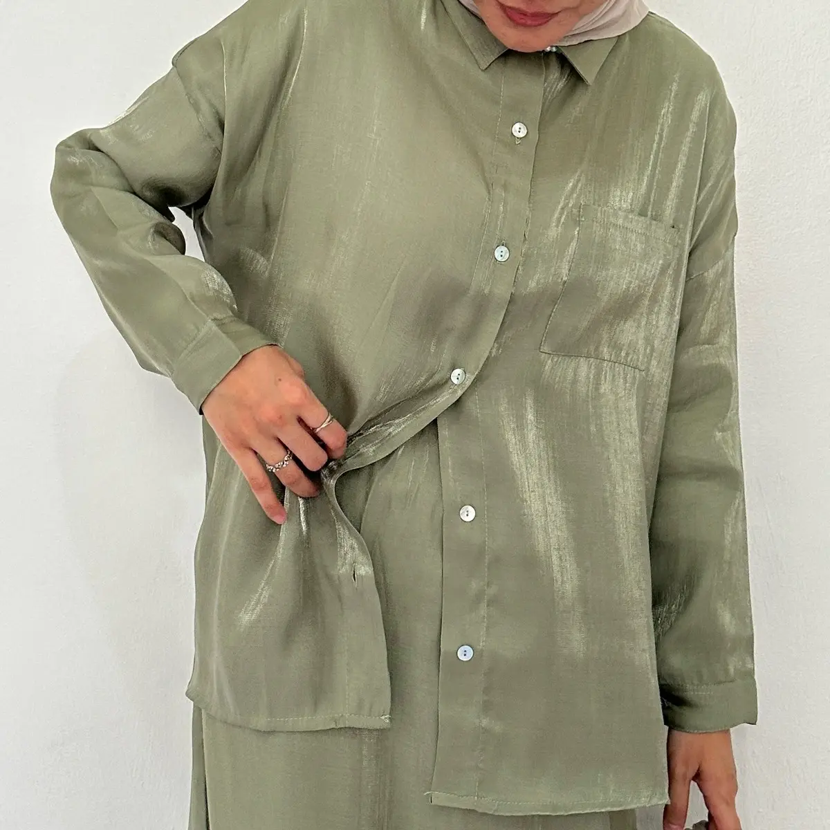 Mili Shirt | Kemeja Shimmer