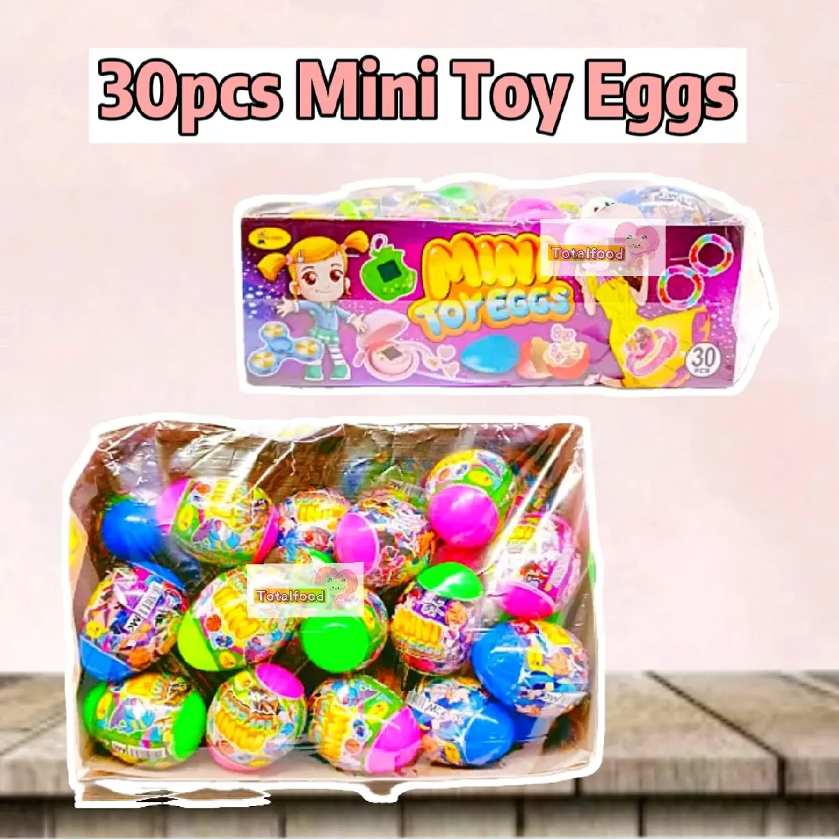 Ali Mini Toy Egg Random mystery mainan telur 30pcs
