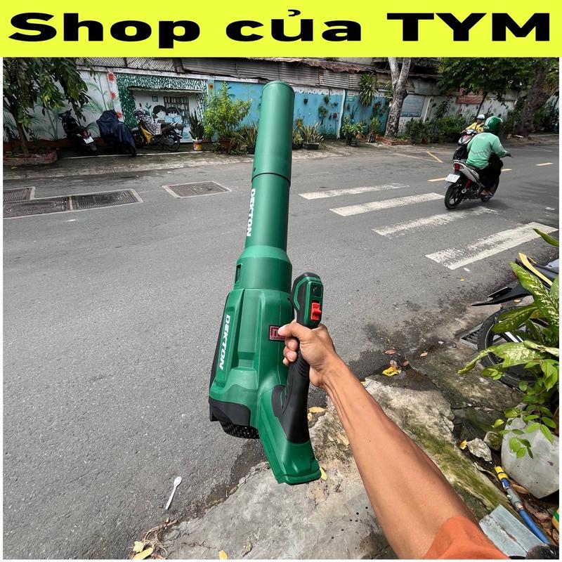 Máy thổi lá thổi bụi pin 21V DEKTON M21-TL01BL (xanh) - M21-TL02BL (XÁM) - motor brushless chính hãng