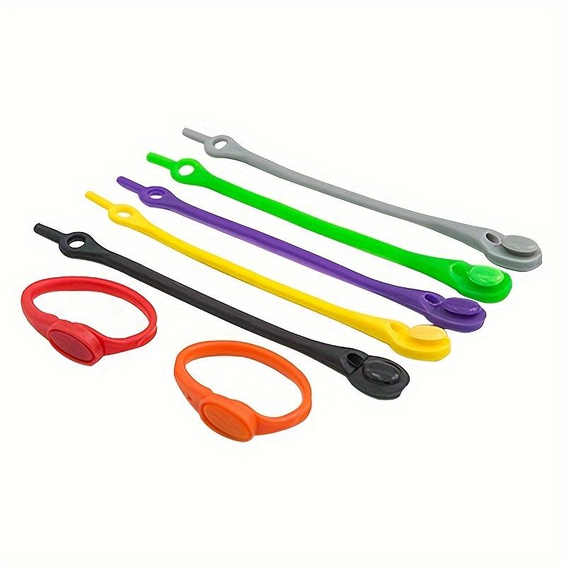 Product Introduction of 12-piece Set of Colorful Silicone Elastic Shoelaces, Multi-functional High Elasticity Lazy Shoelaces 6
